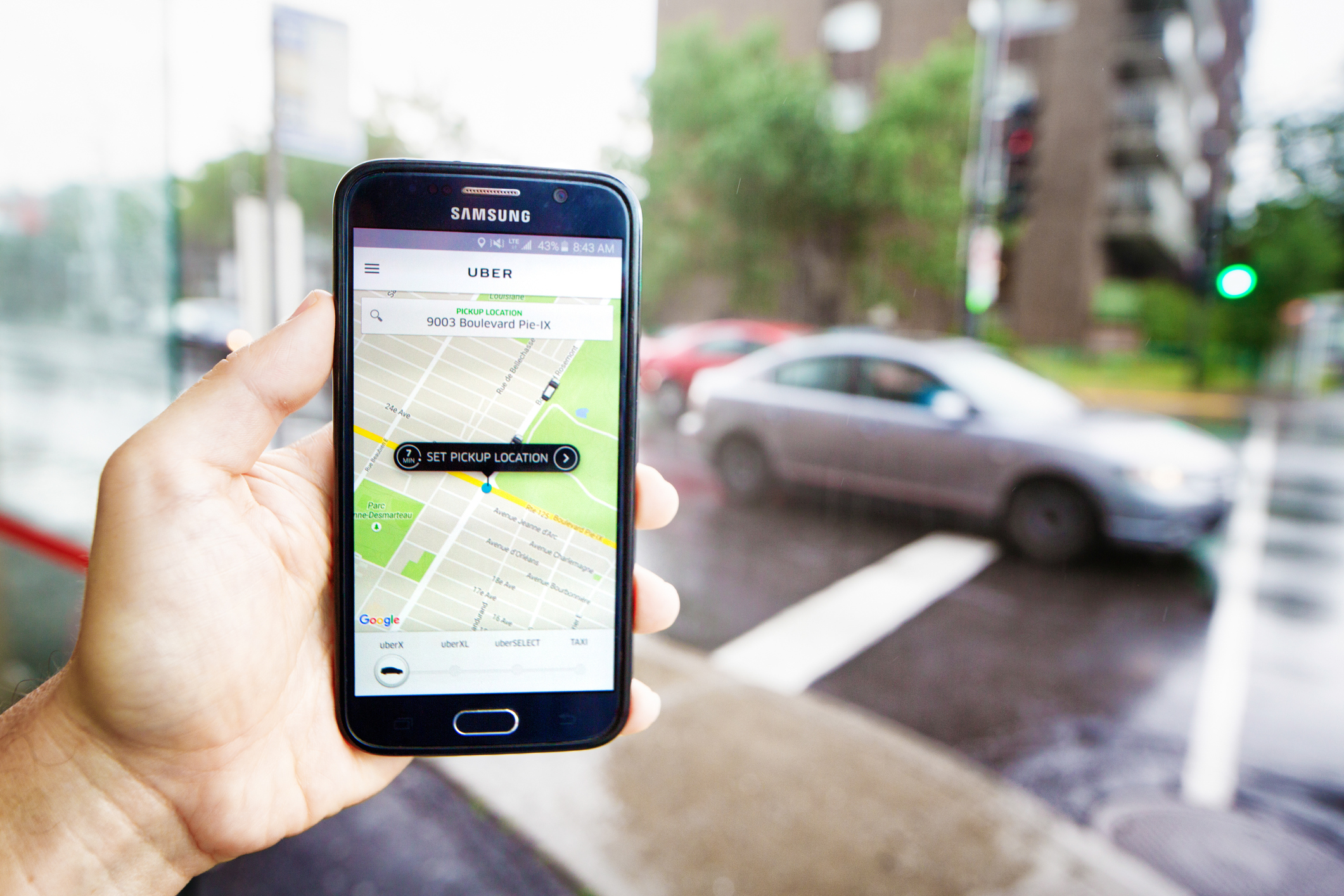 P&A commuter participant uses UberPool and pays for it with commuter benefits card.