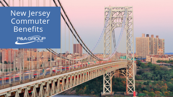 The George Washington Bridge connects commuters traveling between New Jersey and New York; in 2020, most New Jersey employers will need to offer a commuter benefits plan to employees.